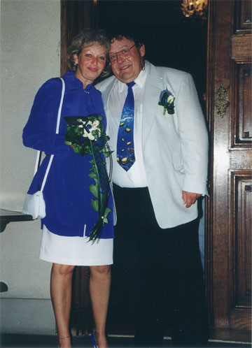 Hochzeitsfoto von Brigit und Roger Ramuz