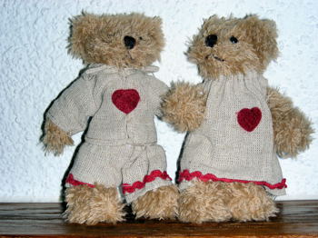 Nettes Teddypaar